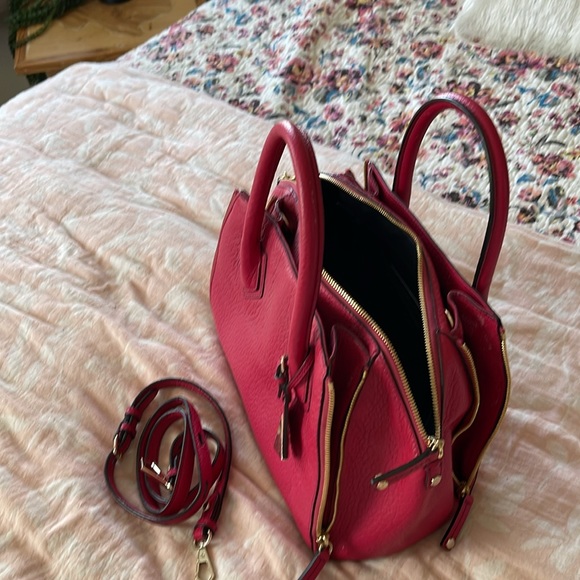 Rebecca Minkoff pink Perry satchel. Great used condition. - Picture 7 of 13